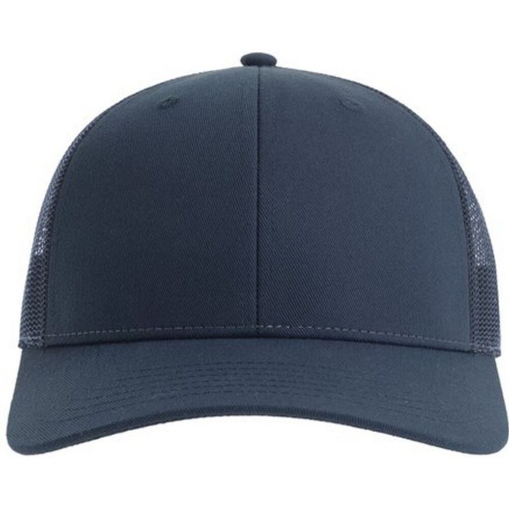 Atlantis Unisex Adult Bryce 5 Panel Trucker Cap / Navy